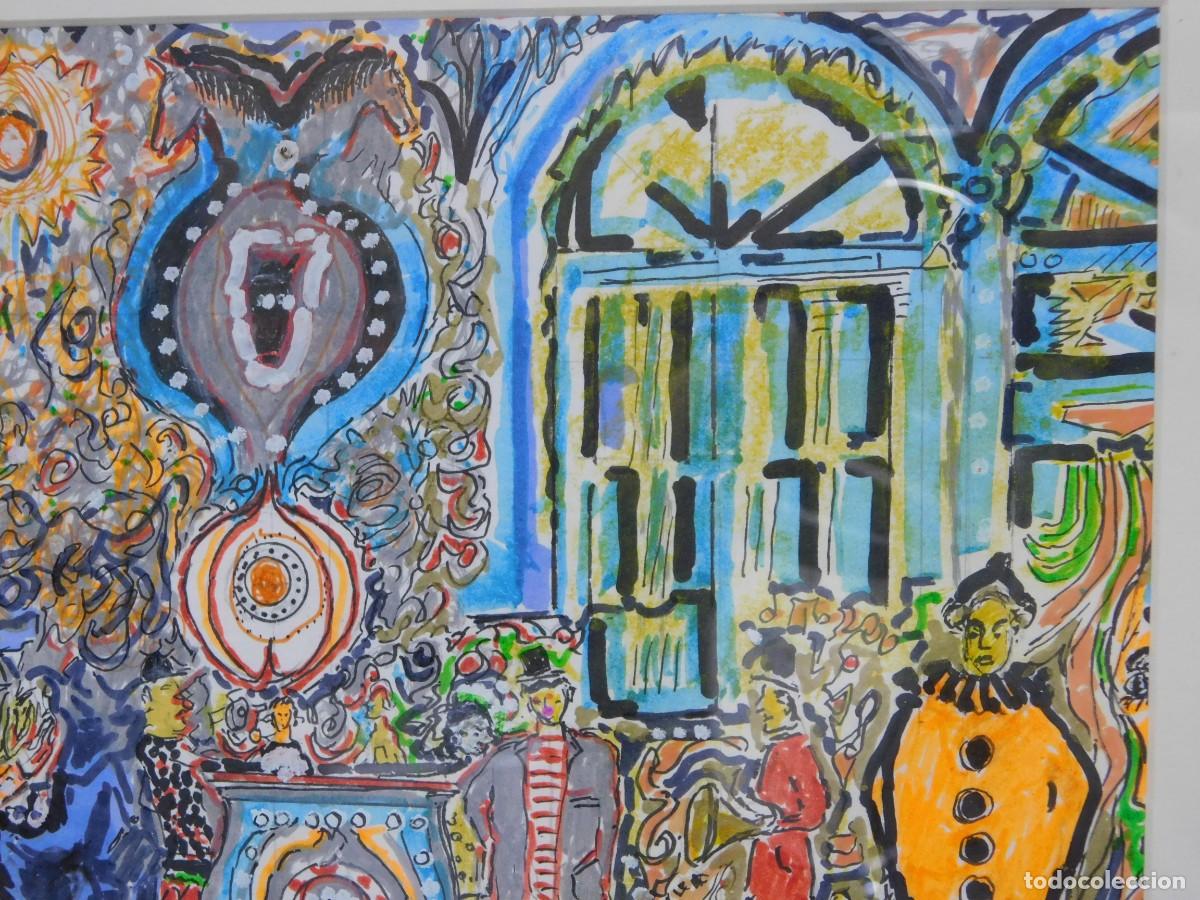 Arte: T&Eacute;CNICA MIXTA SOBRE PAPEL - Foto 7