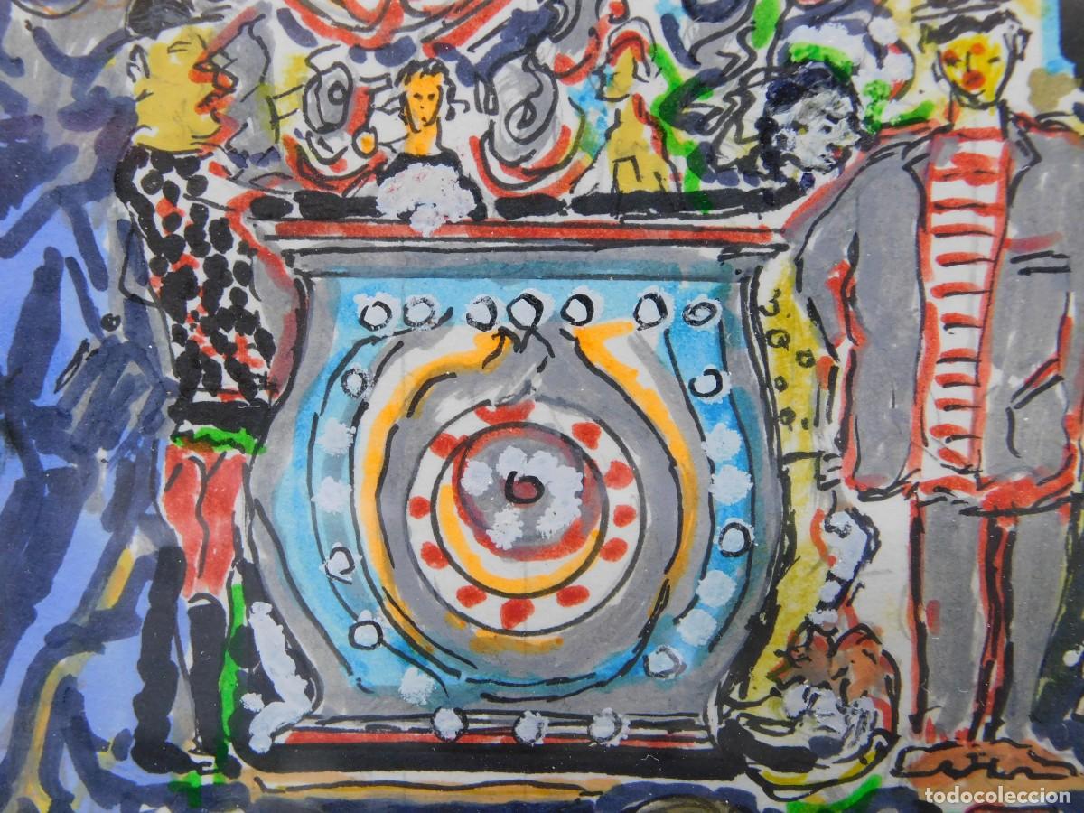 Arte: T&Eacute;CNICA MIXTA SOBRE PAPEL - Foto 8
