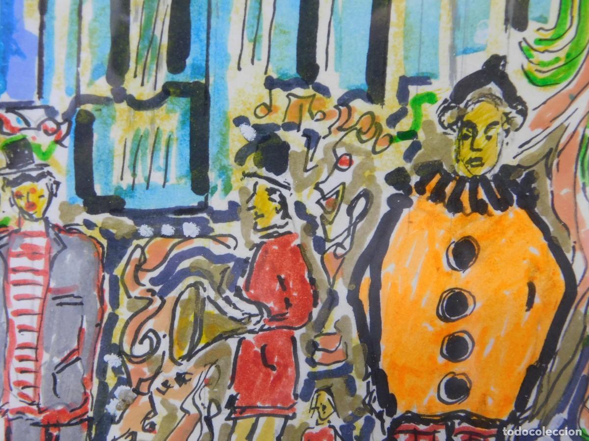 Arte: T&Eacute;CNICA MIXTA SOBRE PAPEL - Foto 9