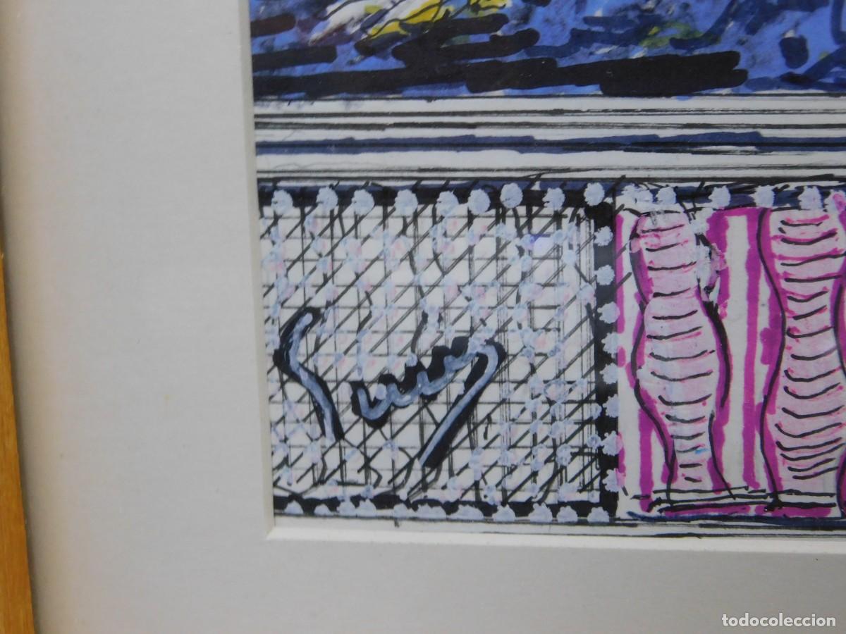 Arte: T&Eacute;CNICA MIXTA SOBRE PAPEL - Foto 11