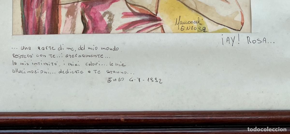 Arte: Lote de 2 acuarelas de Enzo Morroccoli - Foto 2
