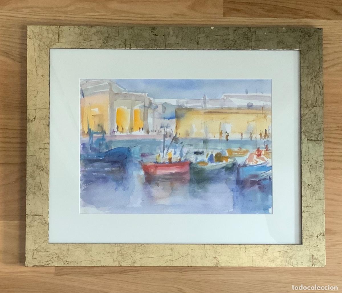 Arte: MARINA, ACUARELA DE P. ALDA - Foto 1