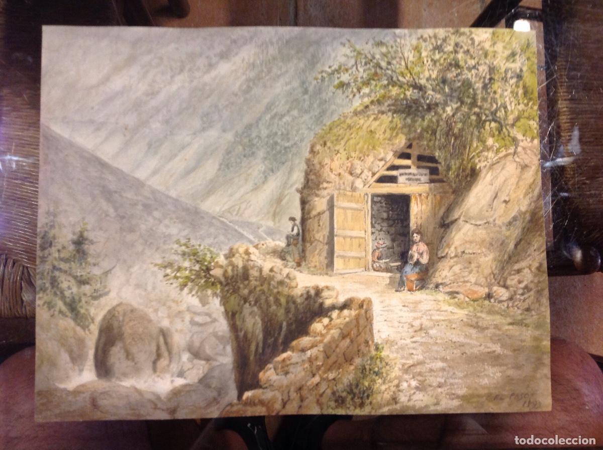 Arte: An&oacute;nimo. Siglo XIX. El paso.. - Foto 1