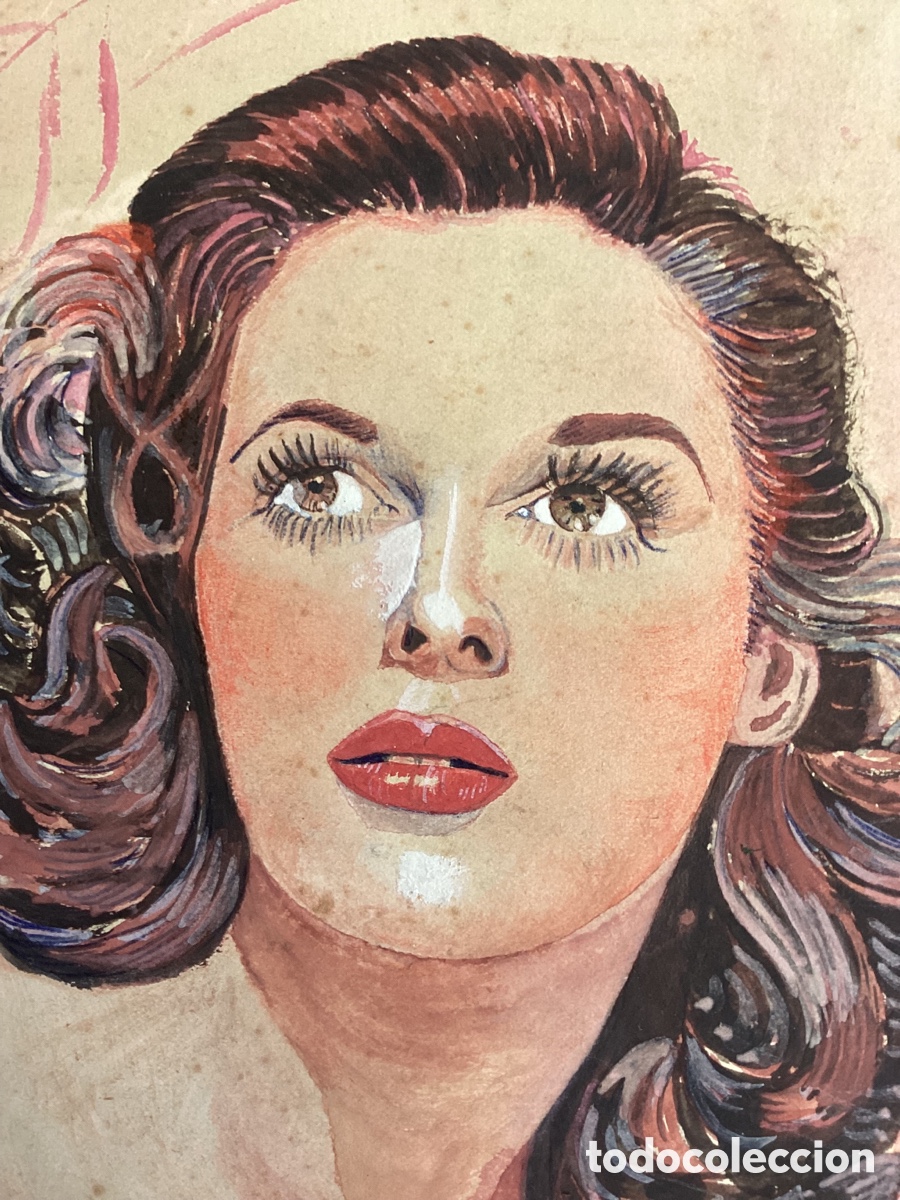 Arte: Acuarela retrato de actriz - Foto 2