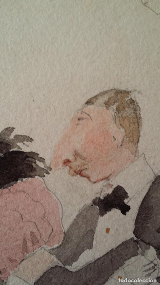 Arte: POLCA francesa. Acuarela de 1880. - Foto 5