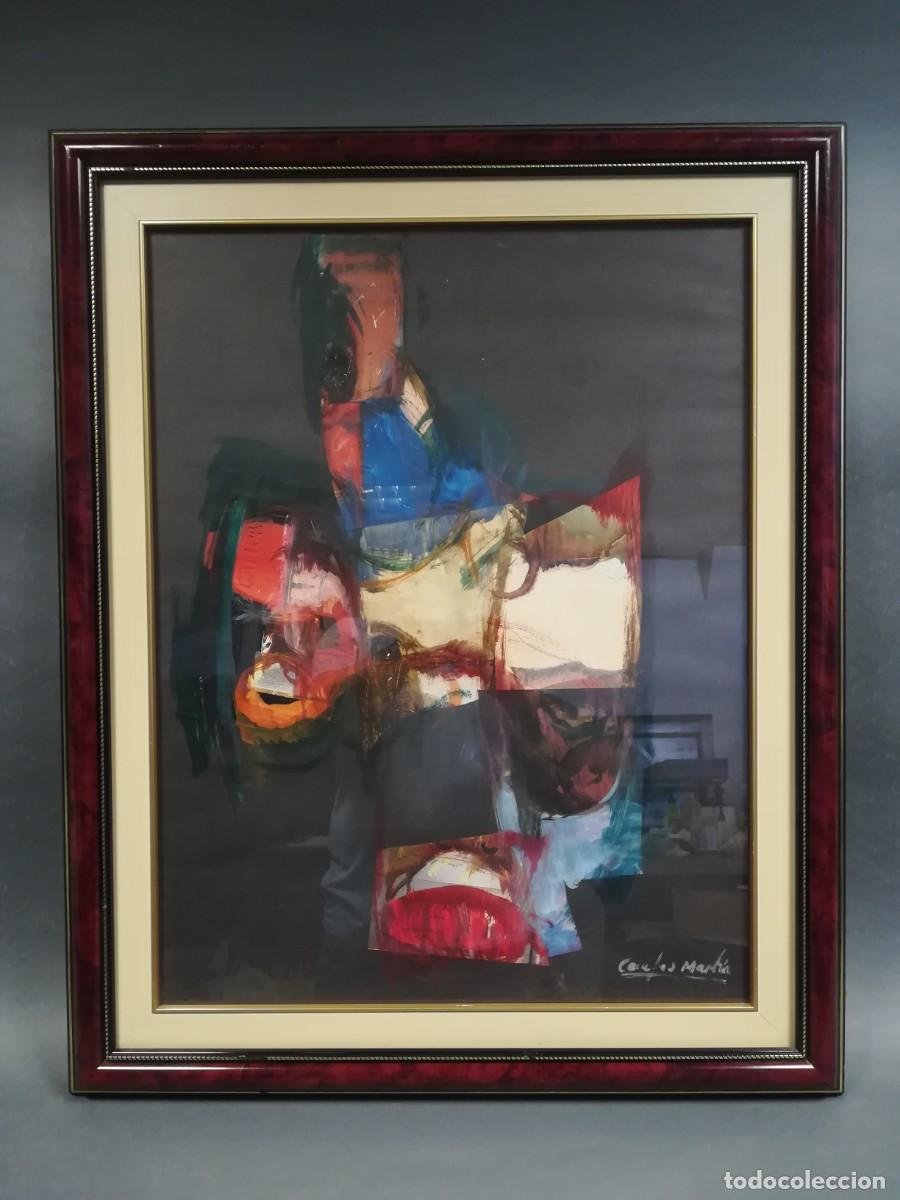 Arte: CUADRO ACUARELA ABSTRACTA CAMPOS MARTIN - Foto 1