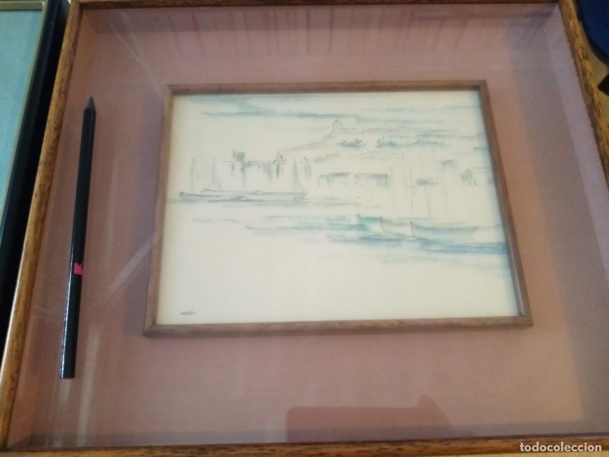 Arte: Dos acuarelas pintor M.Pla - Foto 8