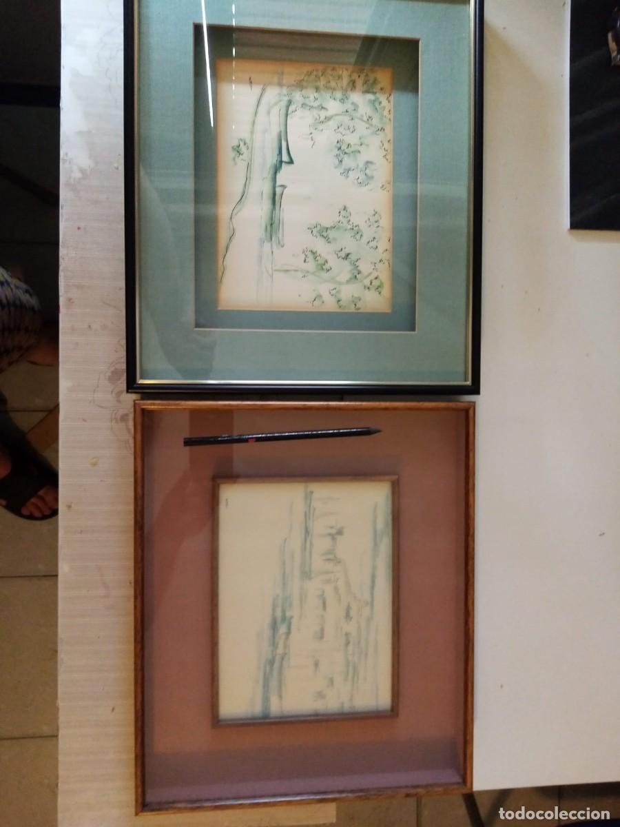 Arte: Dos acuarelas pintor M.Pla - Foto 9