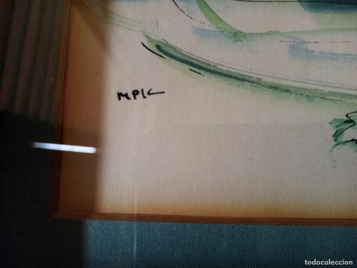Arte: Dos acuarelas pintor M.Pla - Foto 10
