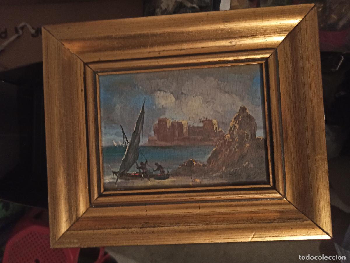 Arte: CUADRO OLEO SOBRE TABLA PAISAJE - Foto 2