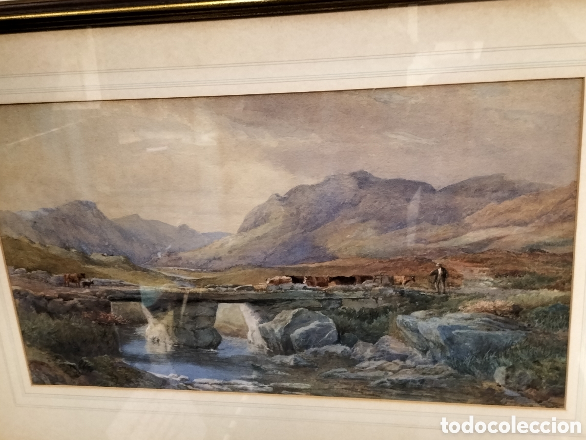 Arte: Acuarela inglesa SXIX - Foto 4