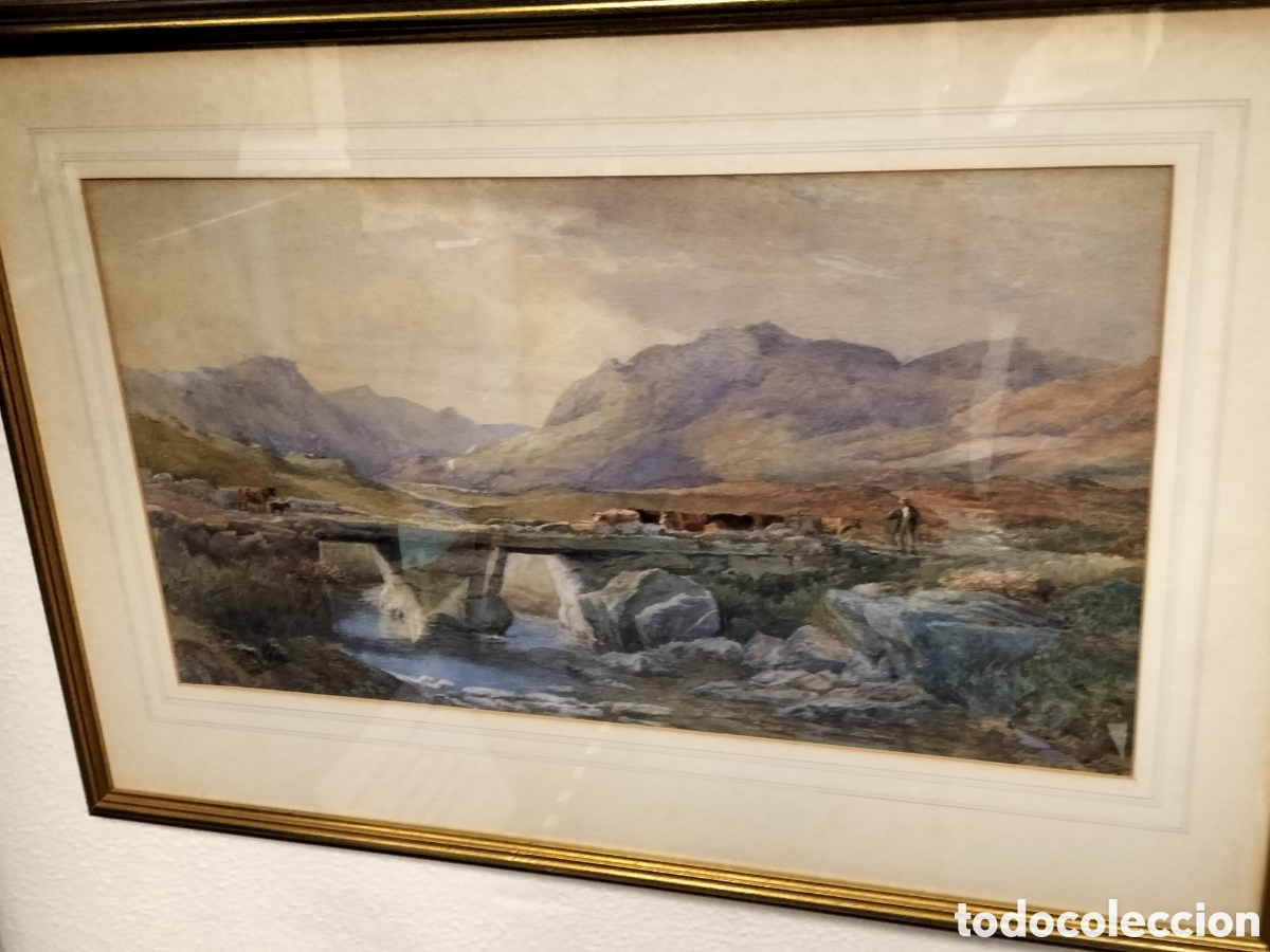 Arte: Acuarela inglesa SXIX - Foto 2