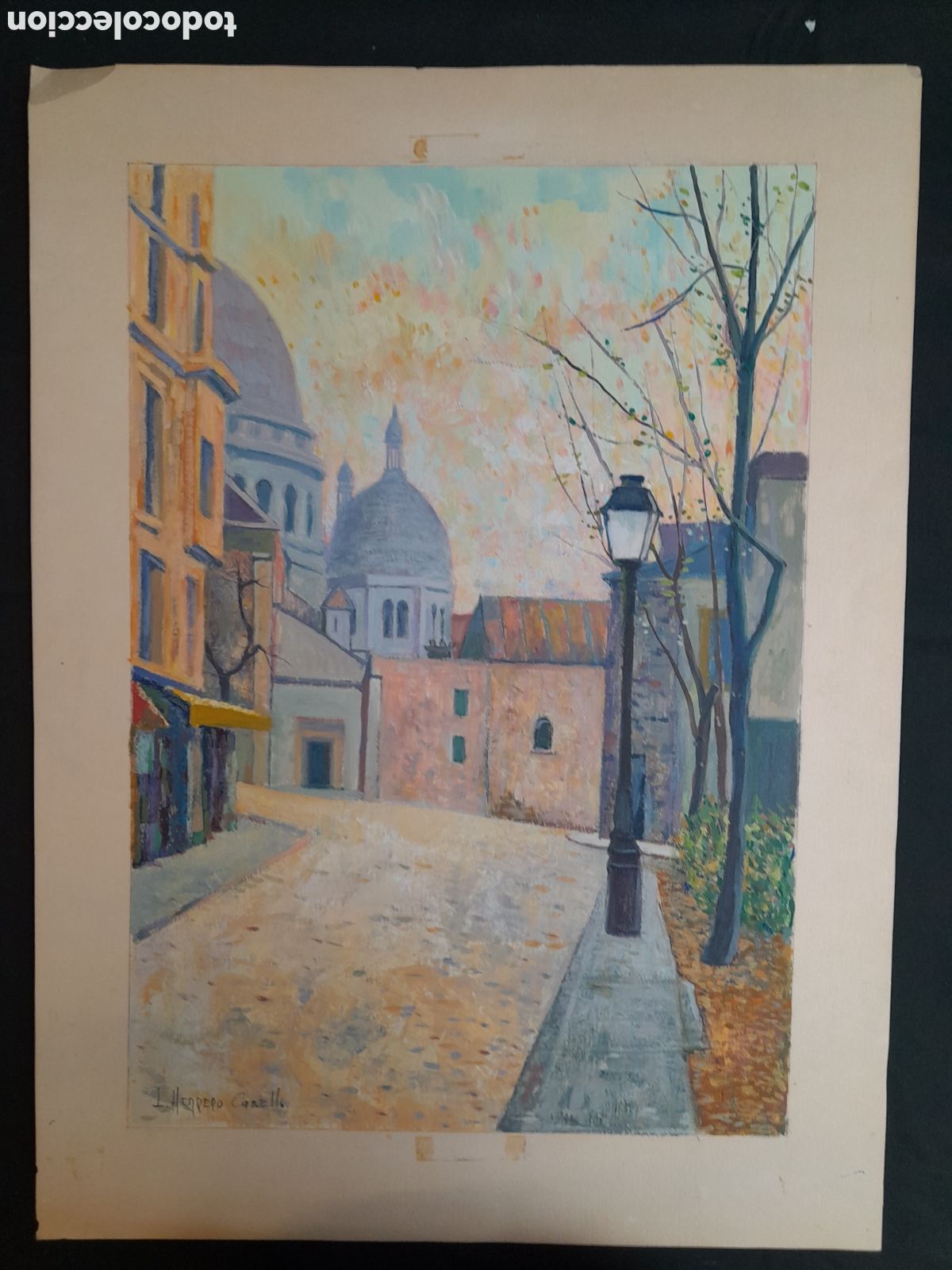 Arte: GOUACHE. LUIS HERRERO CABELLO. - Foto 1