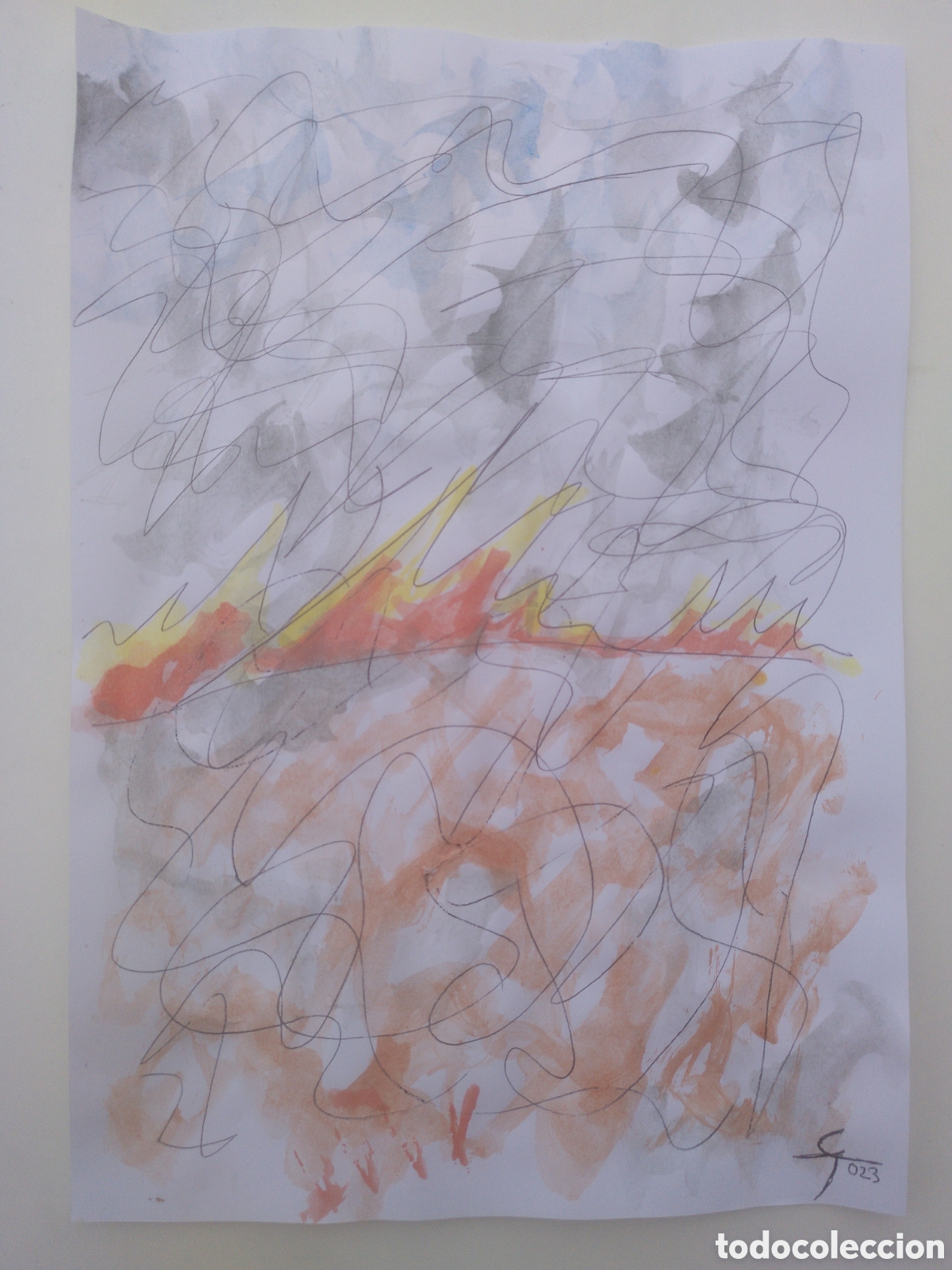 Arte: Incendio Forestal. - Foto 1
