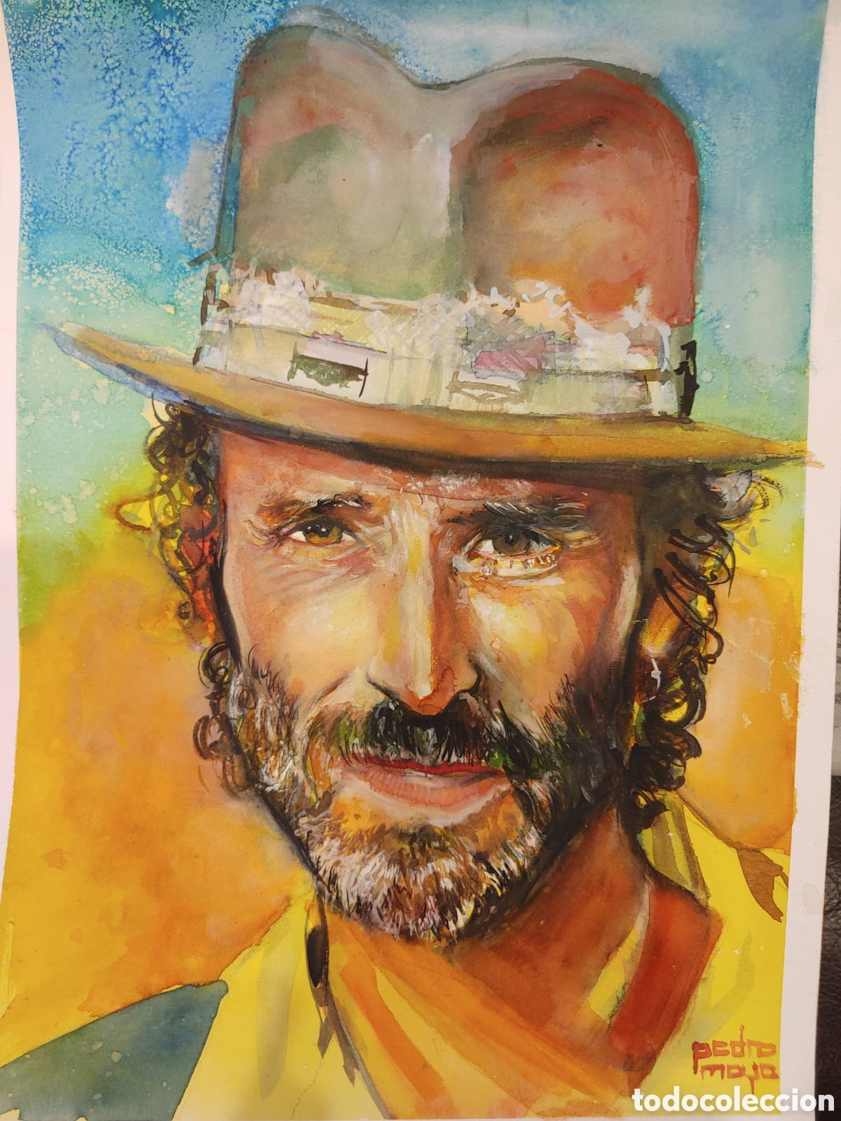 Arte: Retrato de Leiva - Foto 1