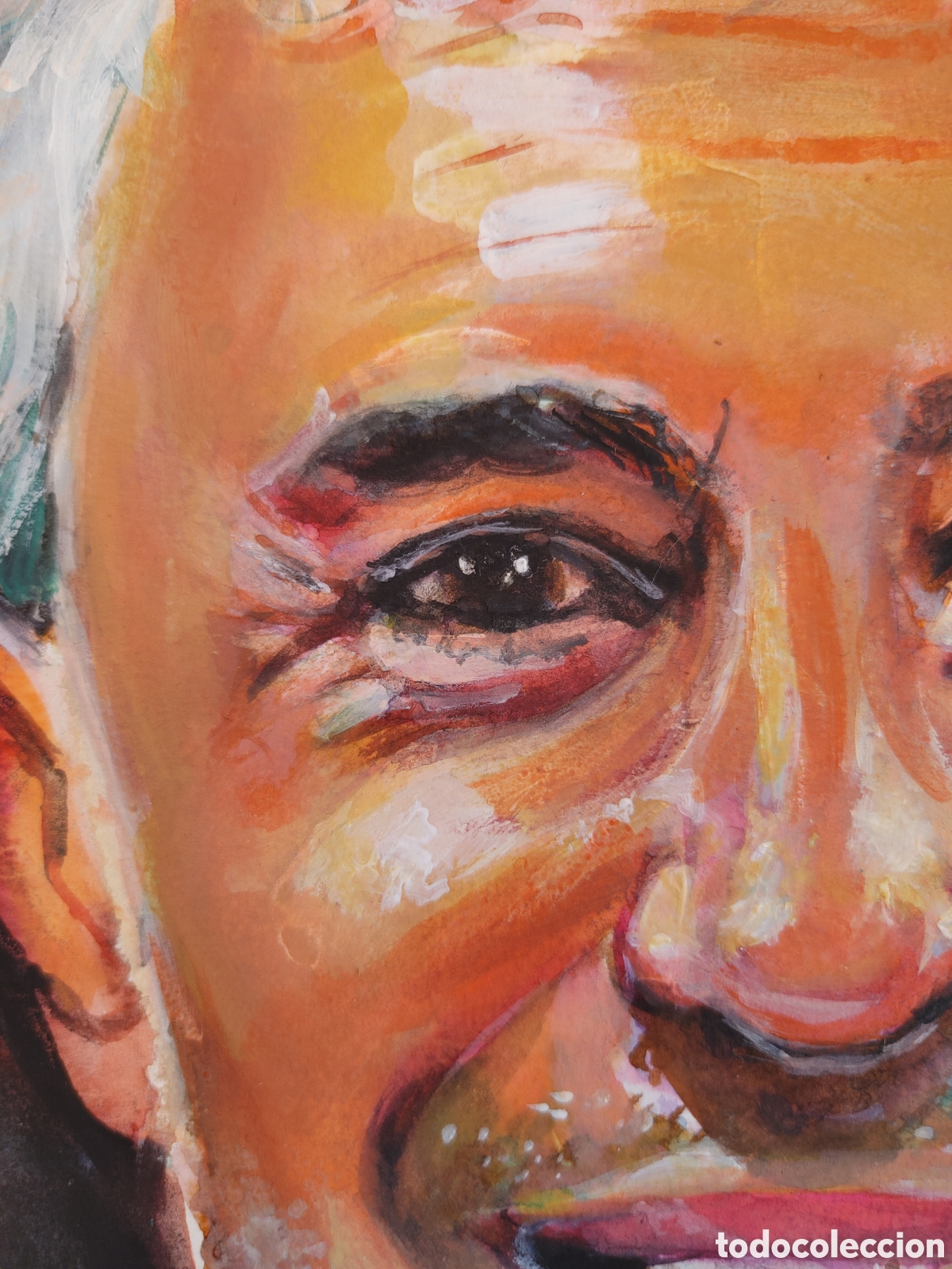 Arte: Sergio Dalma. Retrato a la acuarela - Foto 3