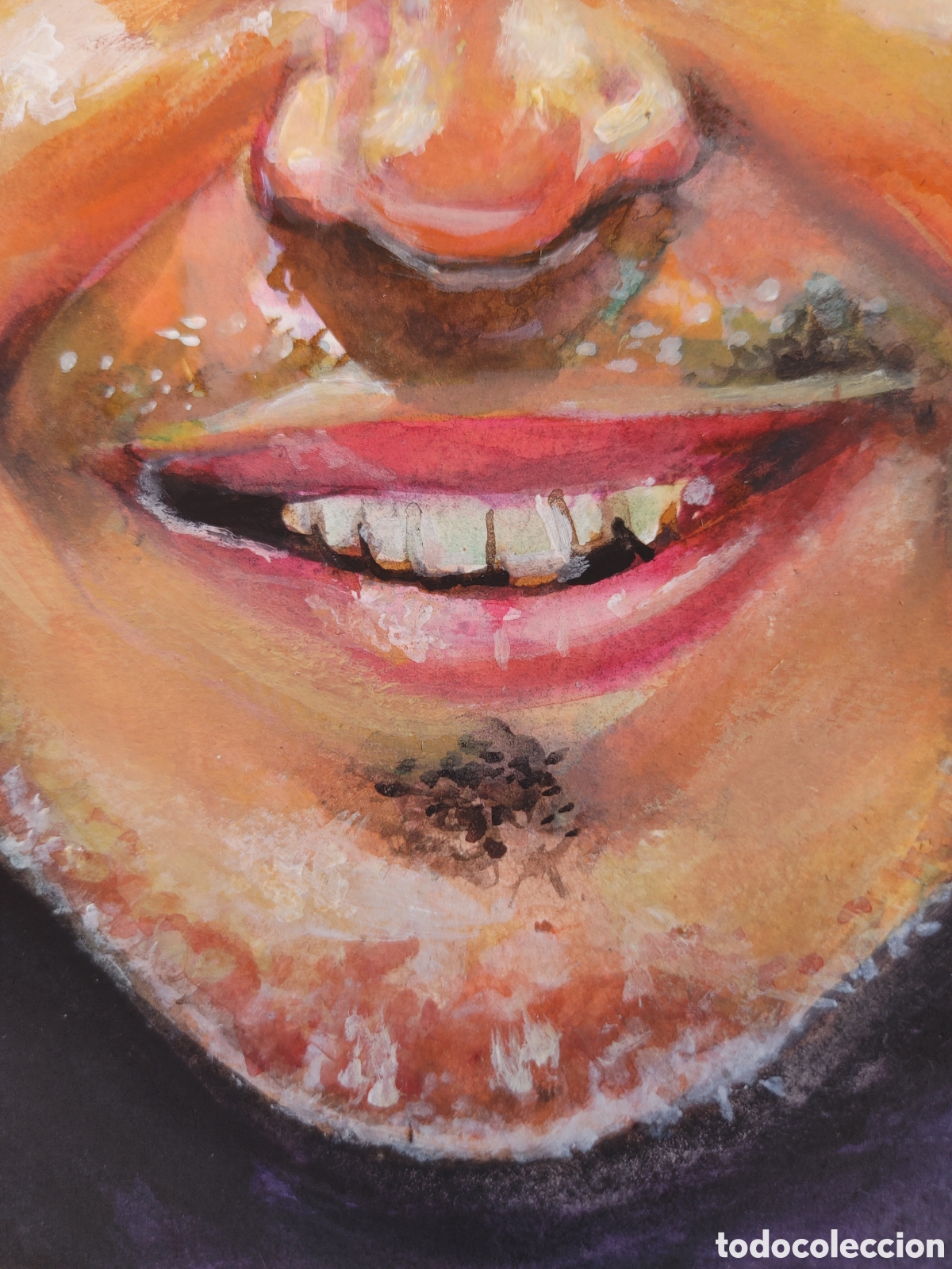 Arte: Sergio Dalma. Retrato a la acuarela - Foto 4