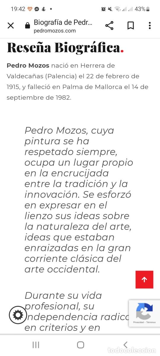 Arte: Acuarela Original Pintor Pedro Mozos - Foto 5