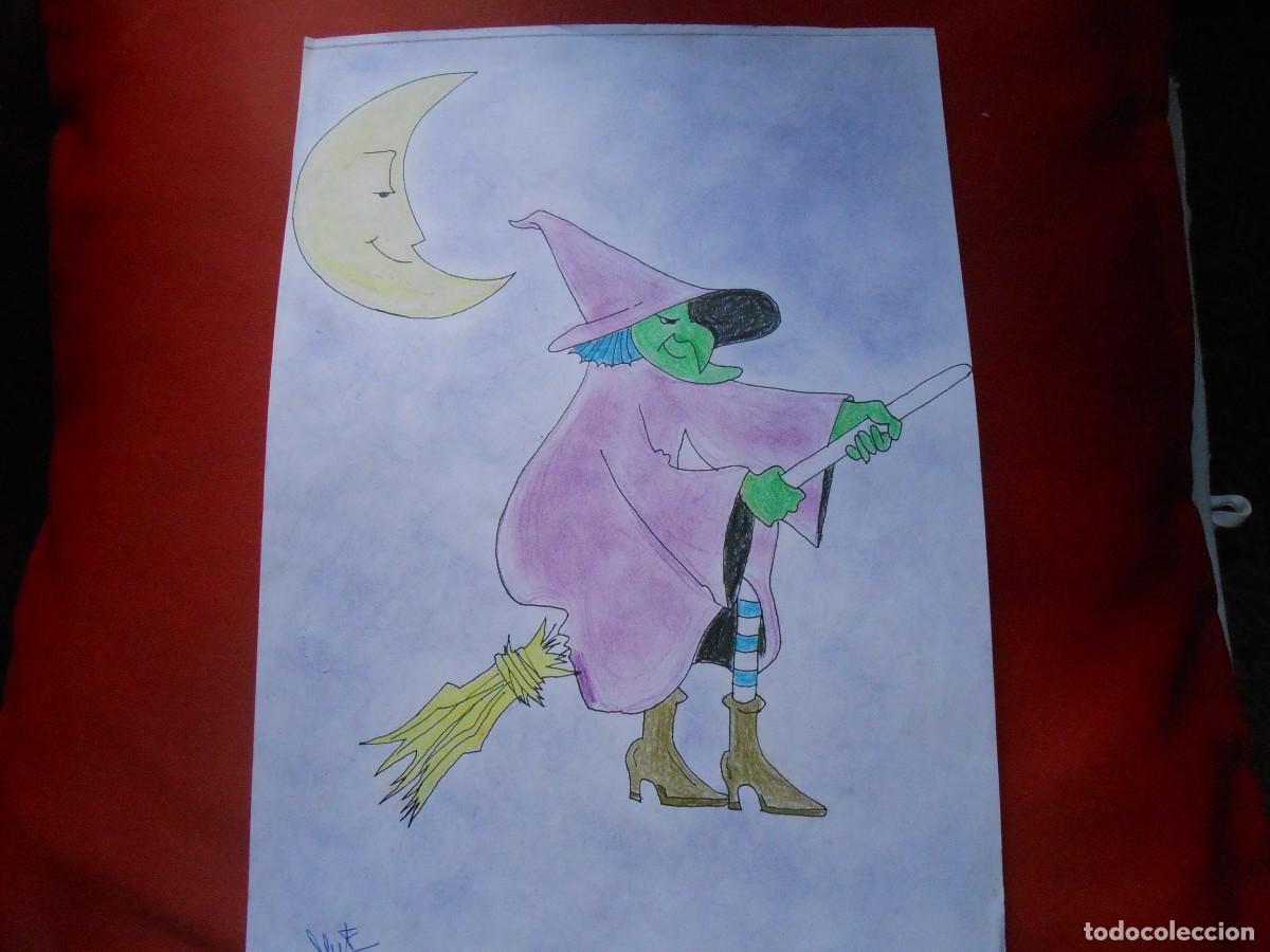 Arte: BRUJA Pintura Acuarela - Foto 1