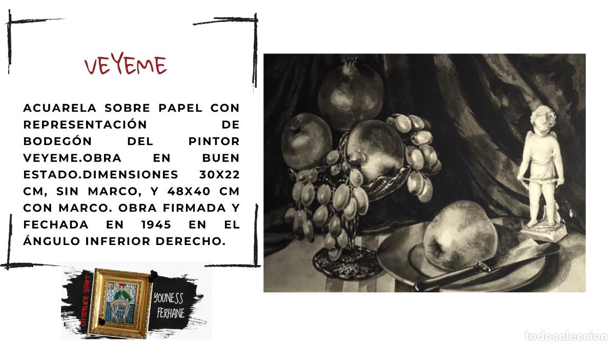 Arte: Veyerne acuarela con bodeg&oacute;n - Foto 1