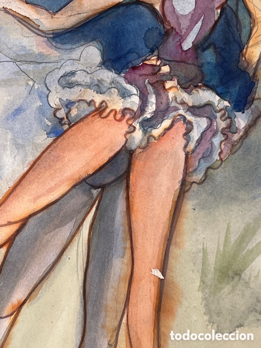 Arte: Acuarela de Bailarines - Foto 4