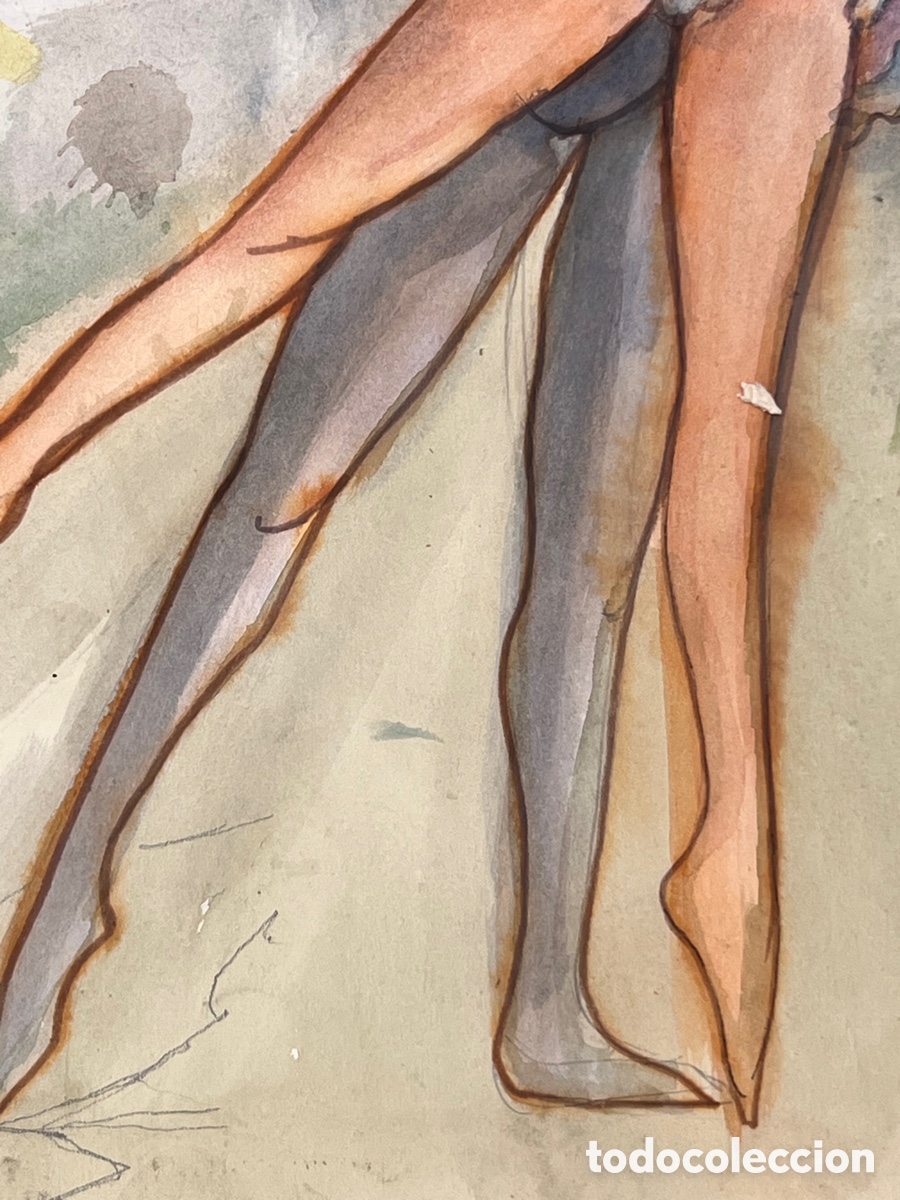 Arte: Acuarela de Bailarines - Foto 5