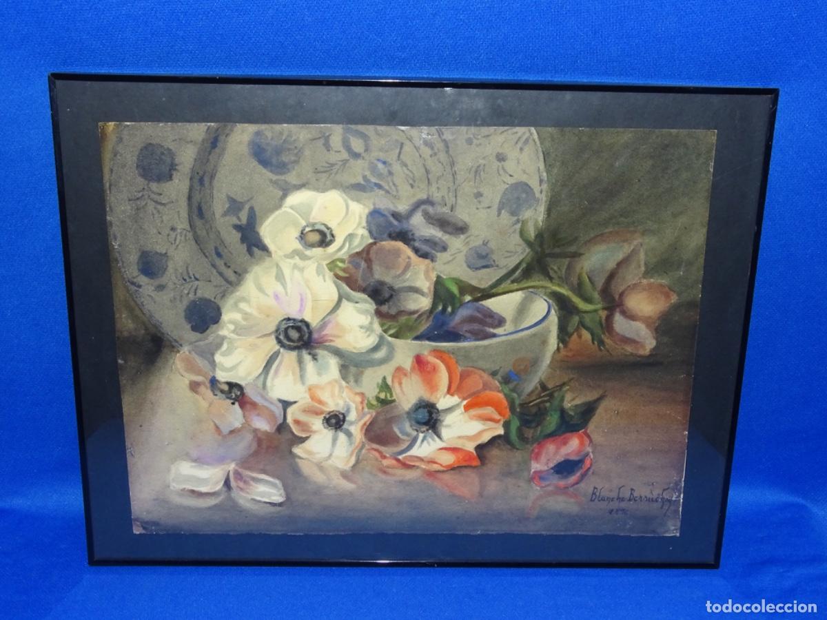 Arte: ACUARELA BLANCHE BERRUCHON 1896. - Foto 1
