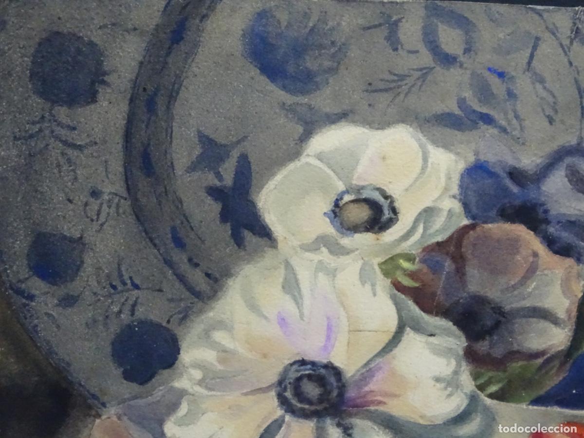 Arte: ACUARELA BLANCHE BERRUCHON 1896. - Foto 3
