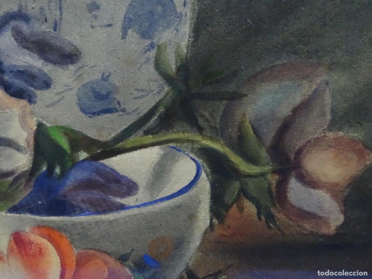 Arte: ACUARELA BLANCHE BERRUCHON 1896. - Foto 4
