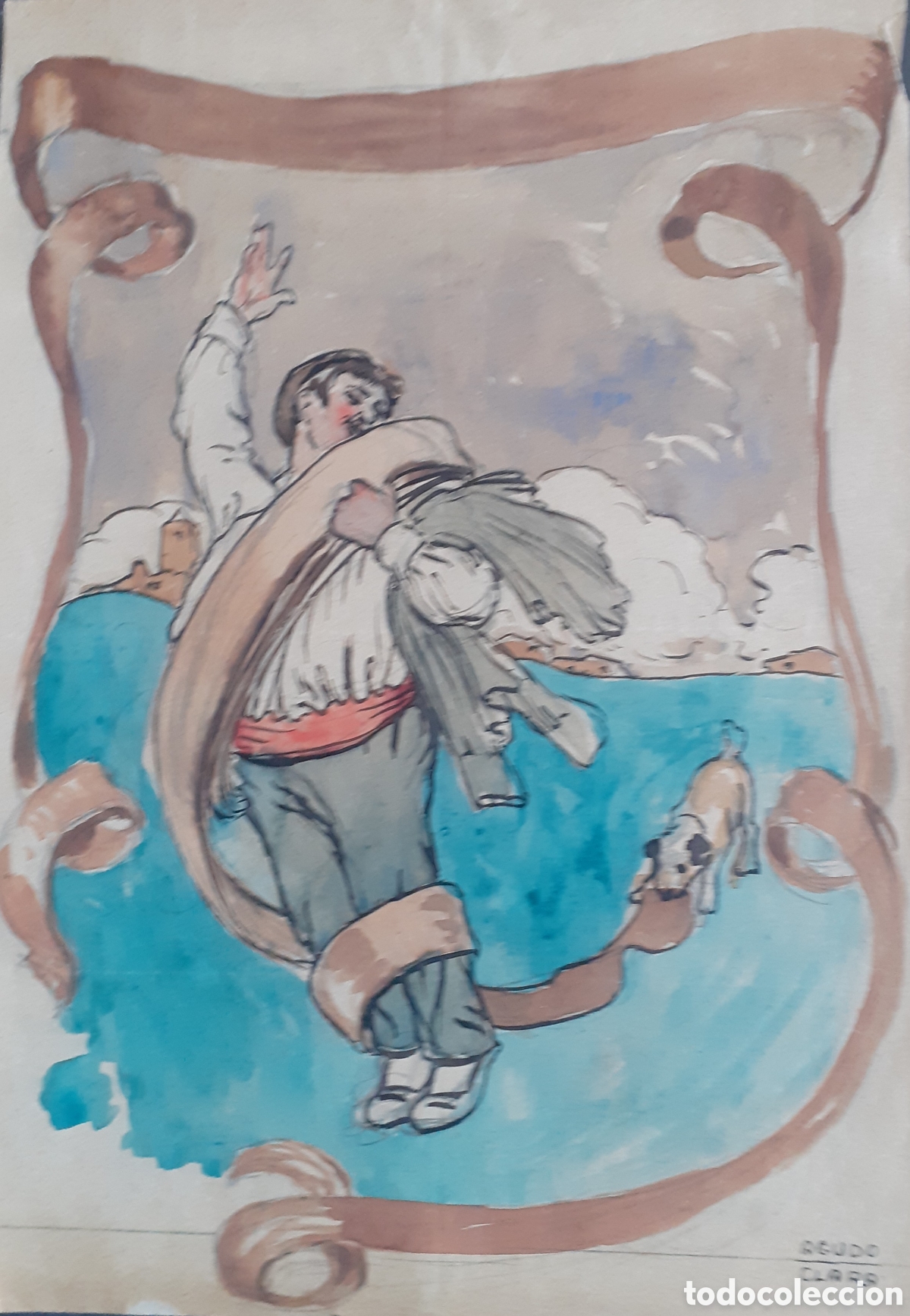 Arte: ACUARELA DE AGUDO CLAR&Aacute; - Foto 1