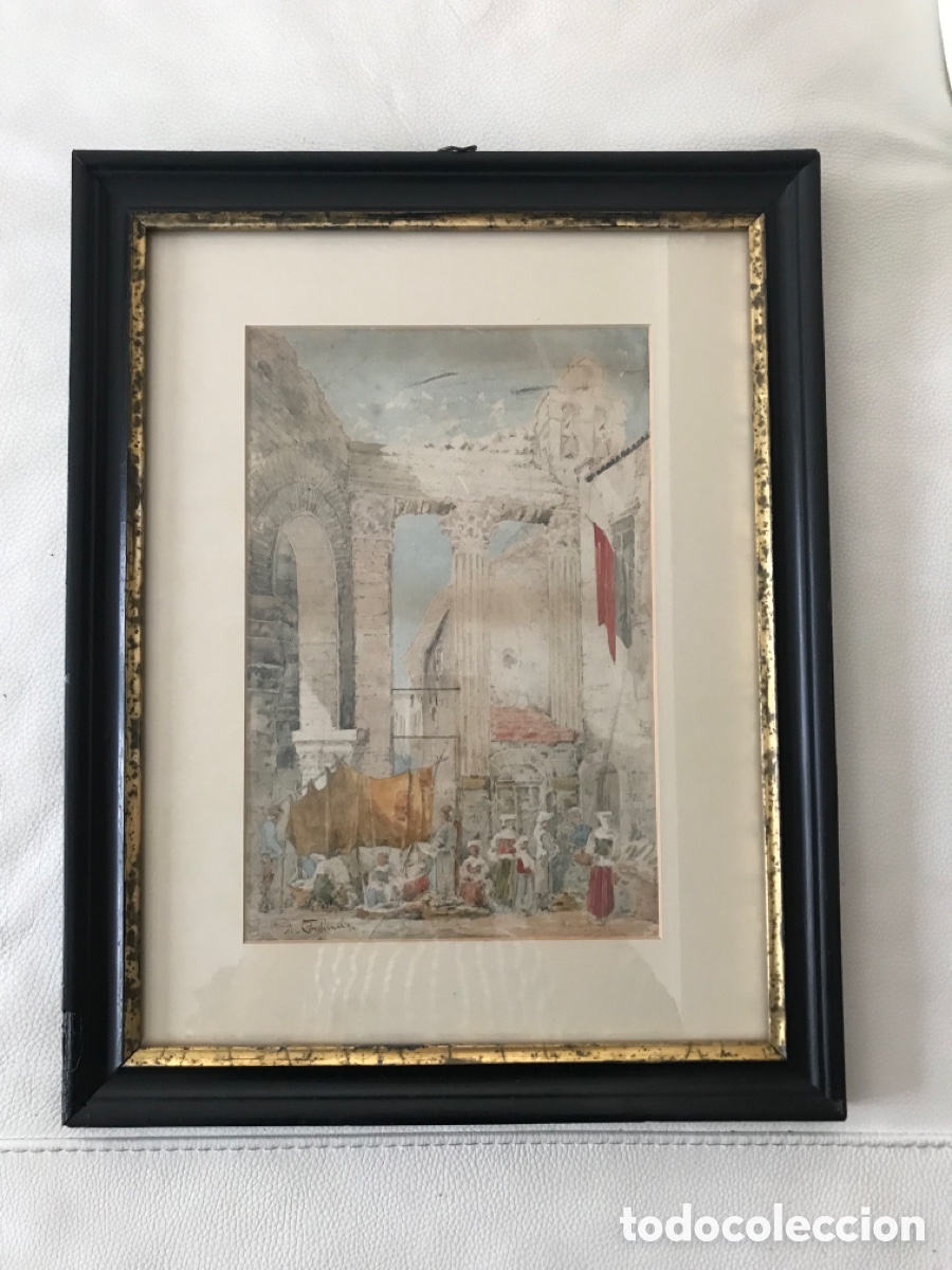 Arte: Antigua acuarela - Foto 4
