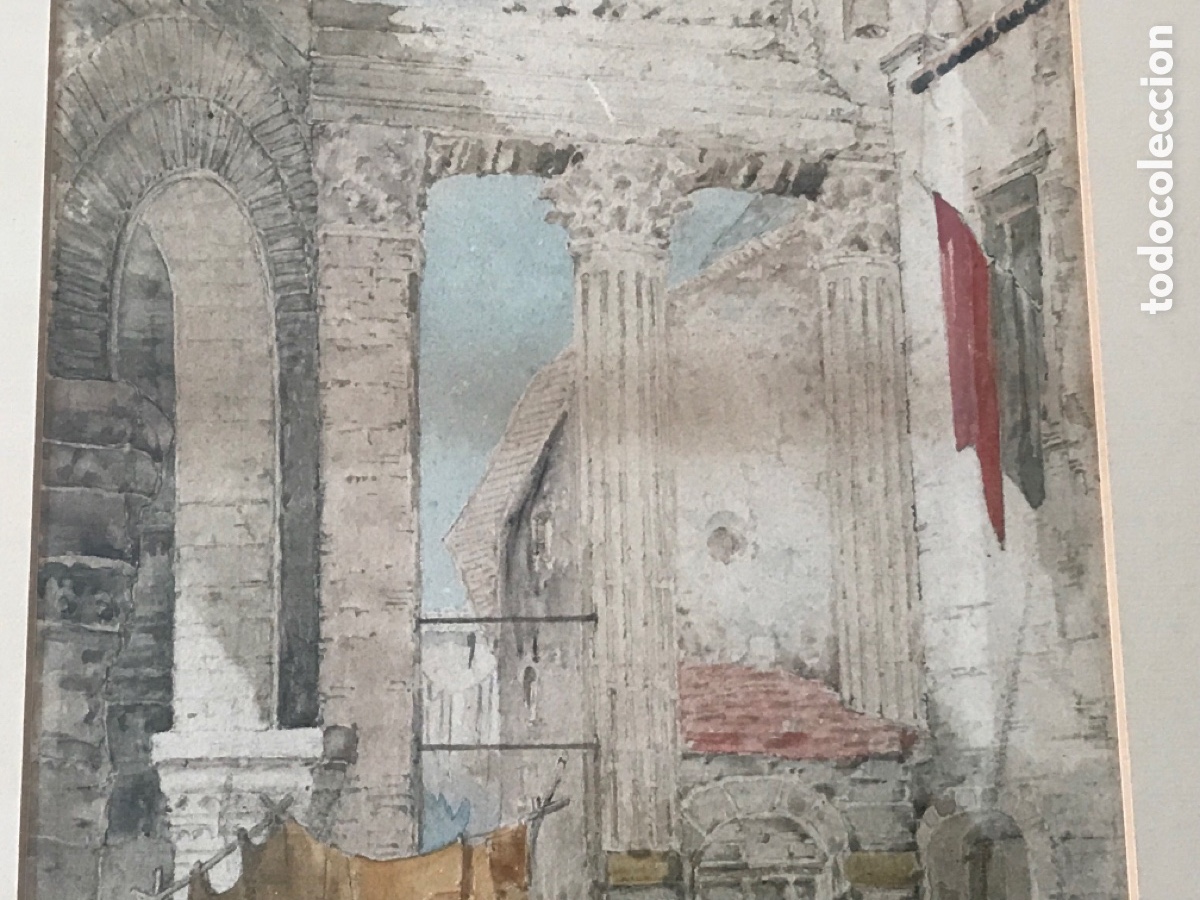Arte: Antigua acuarela - Foto 13