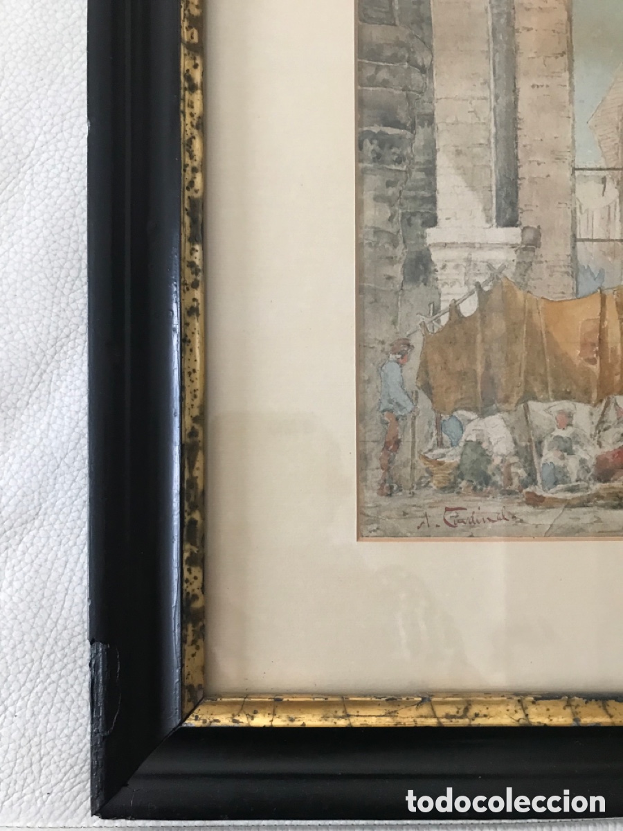 Arte: Antigua acuarela - Foto 17