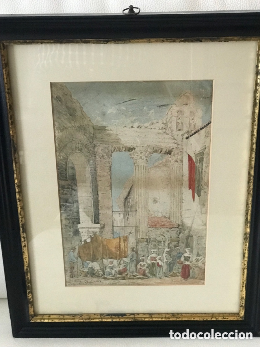 Arte: Antigua acuarela - Foto 23