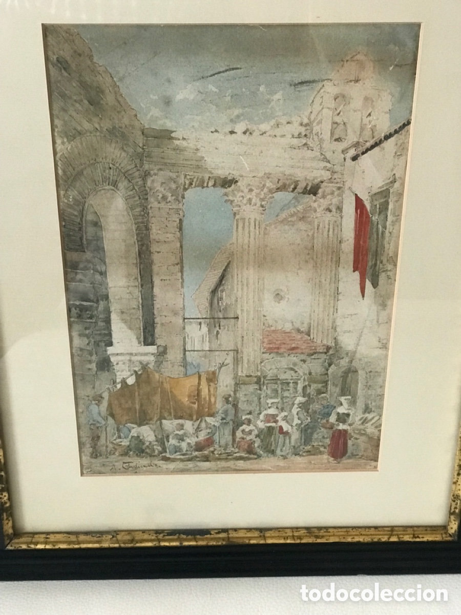 Arte: Antigua acuarela - Foto 24