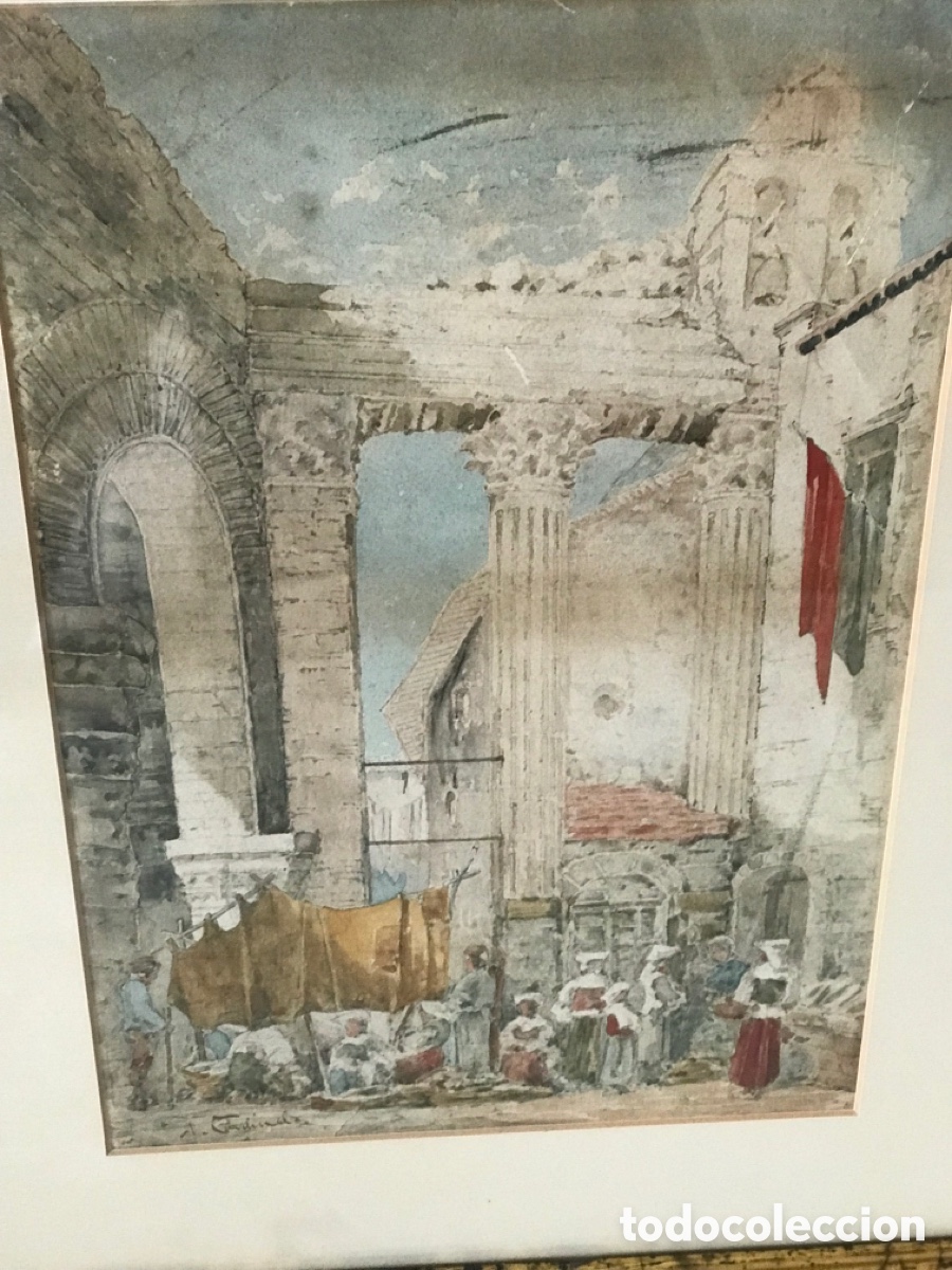 Arte: Antigua acuarela - Foto 2