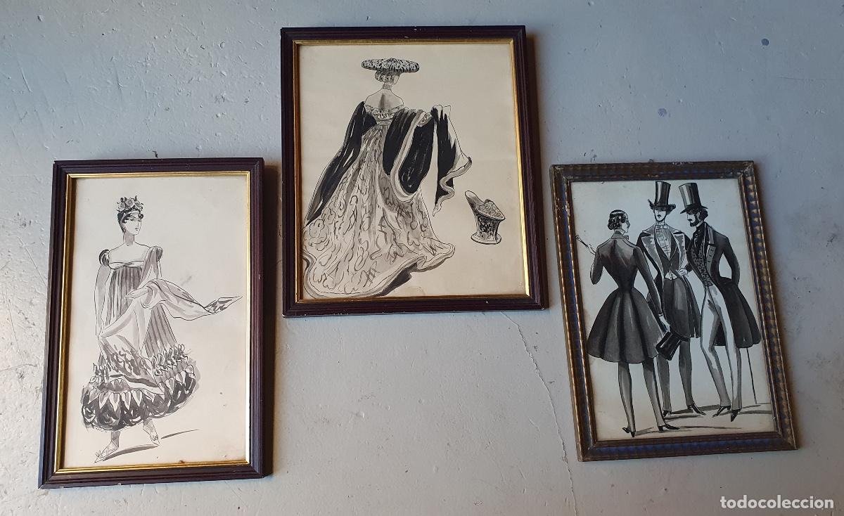 Arte: Laminas en tienta y acuarela - Foto 1