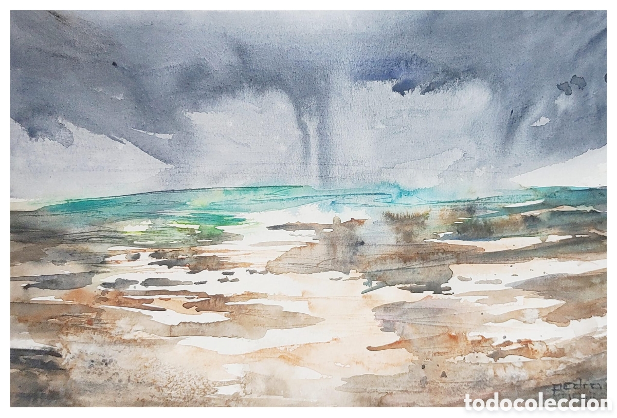 Arte: Tormenta. Acuarela - Foto 1