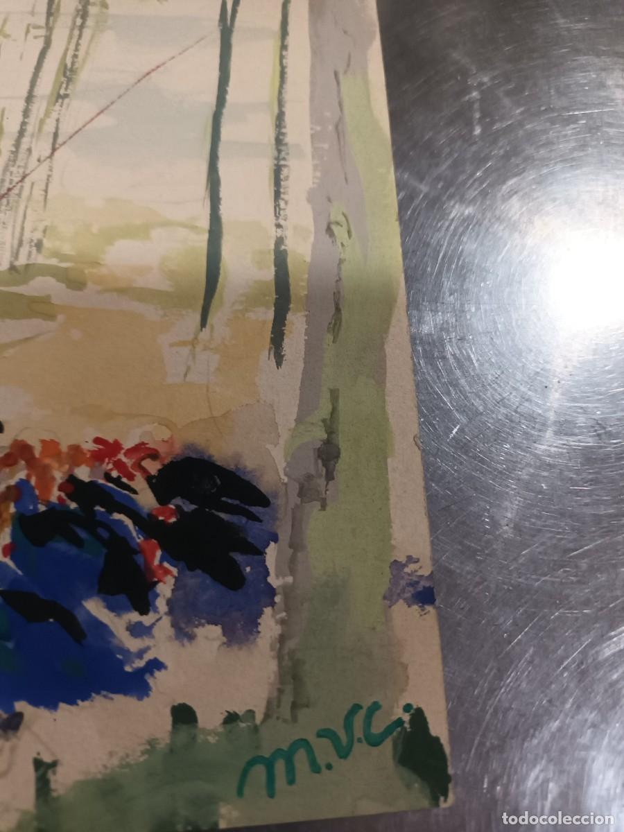 Arte: Acuarela del pintor M.V.C - Foto 2