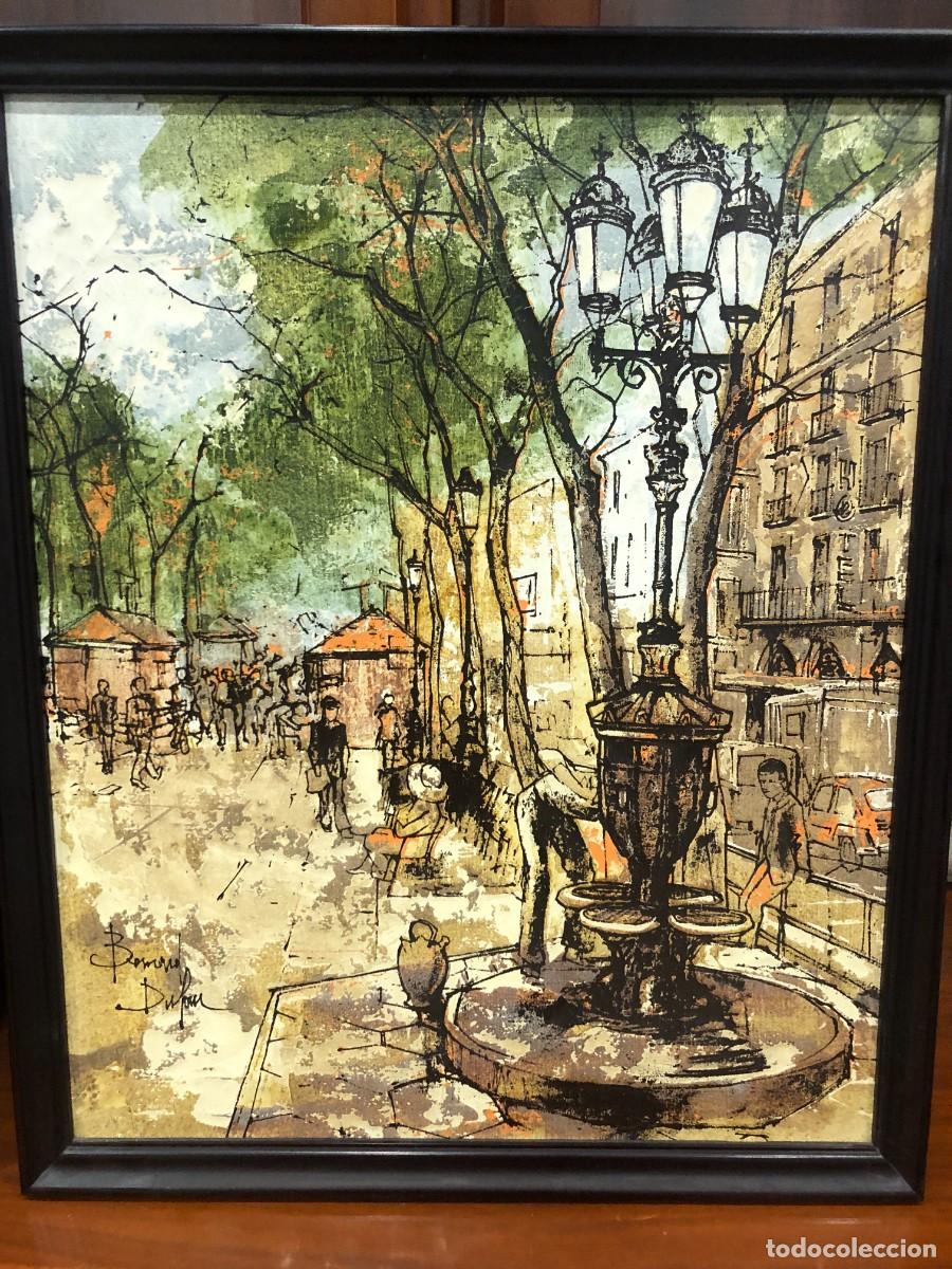 Arte: Bernard Doufon- Las Ramblas de Barcelona 1945 - Foto 1