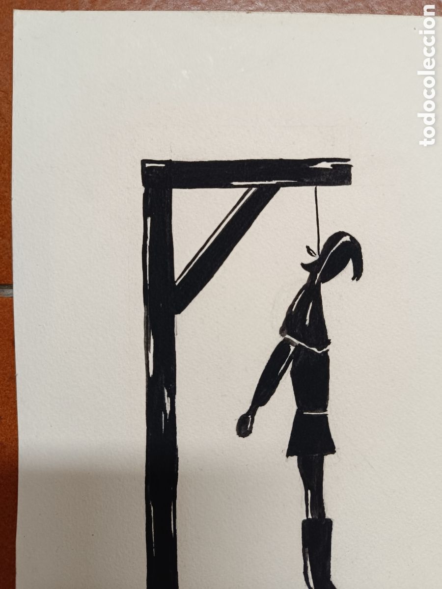 Arte: Acuarela mu&ntilde;eca ahorcada - Foto 4