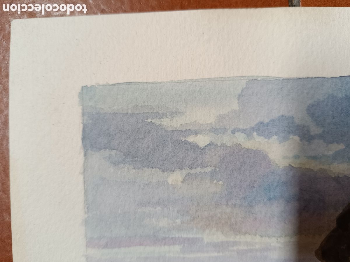 Arte: Acuarela marina olas rompiendo - Foto 4