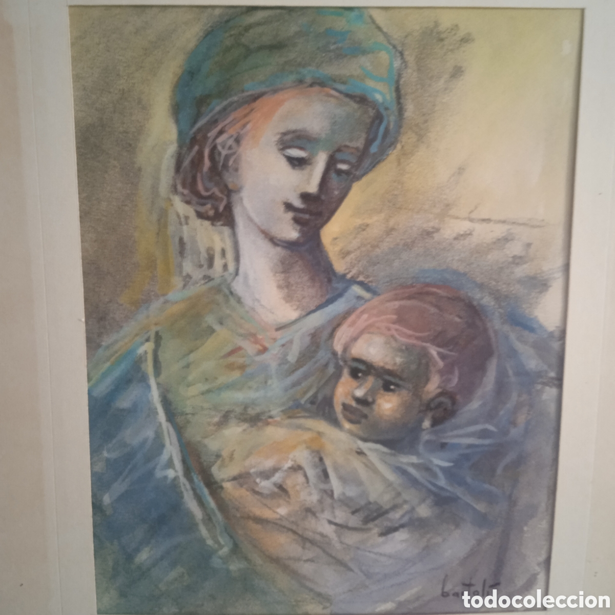 Arte: Acuarela de Josep bartoli,dedicada - Foto 2