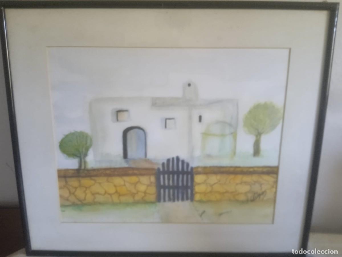 Kunst: Cuadro acuarela Casa pagesa Ibiza directamente del autor