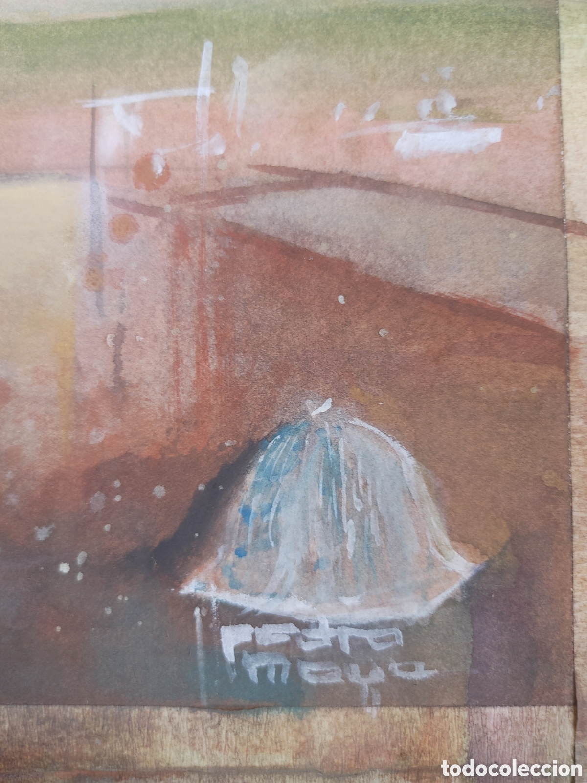 Arte: Vista de La Roda. Acuarela - Foto 2