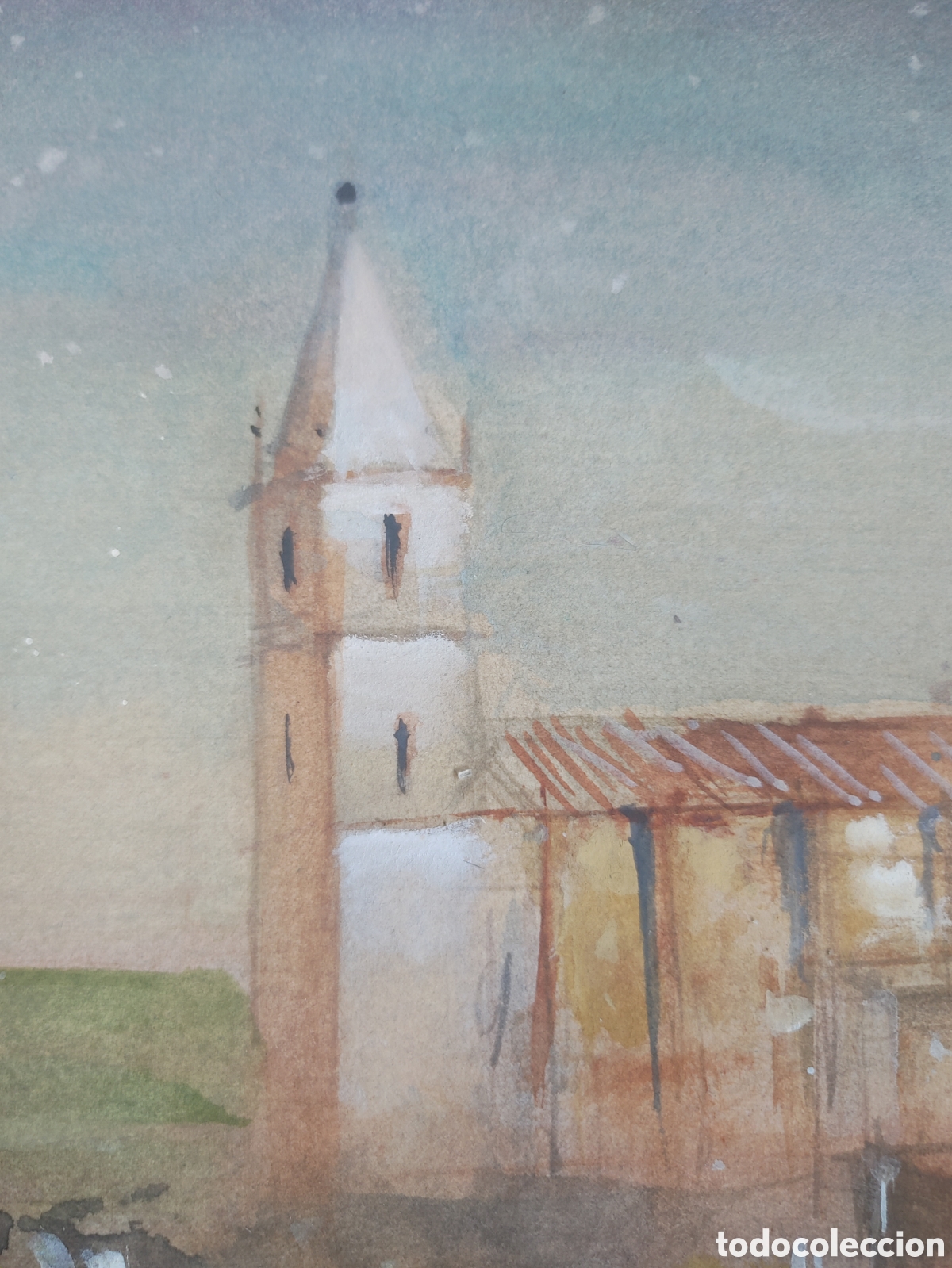 Arte: Vista de La Roda. Acuarela - Foto 3