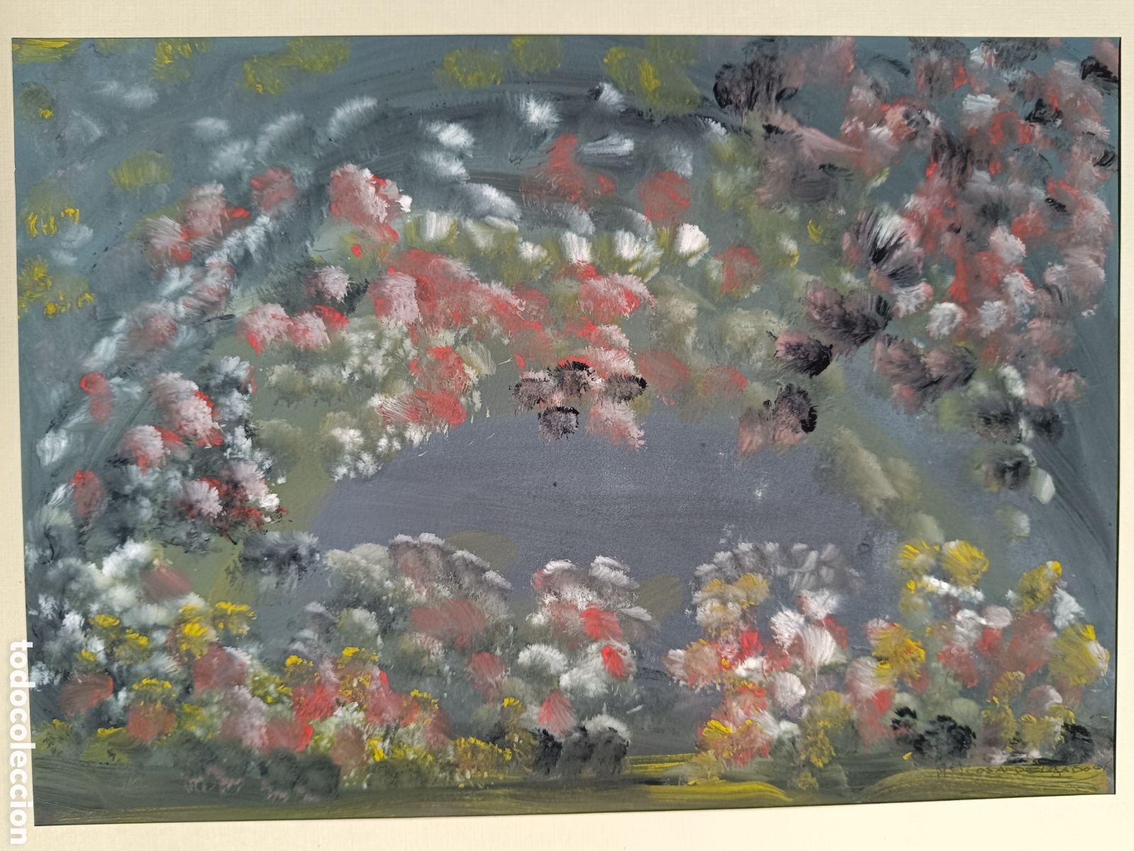 Kunst: Acuarela abstracta fondo marino