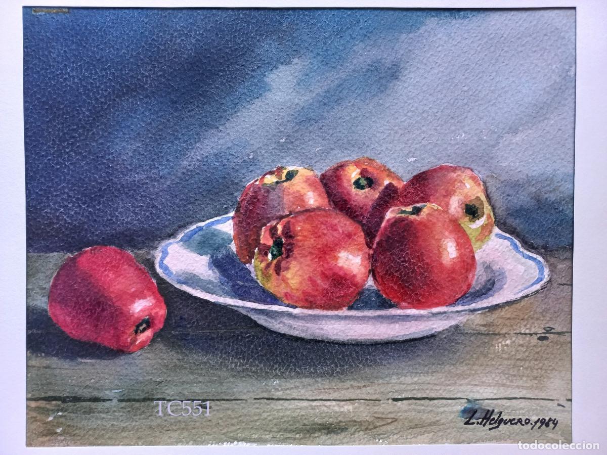 Arte: Bodeg&oacute;n con manzanas - Foto 1