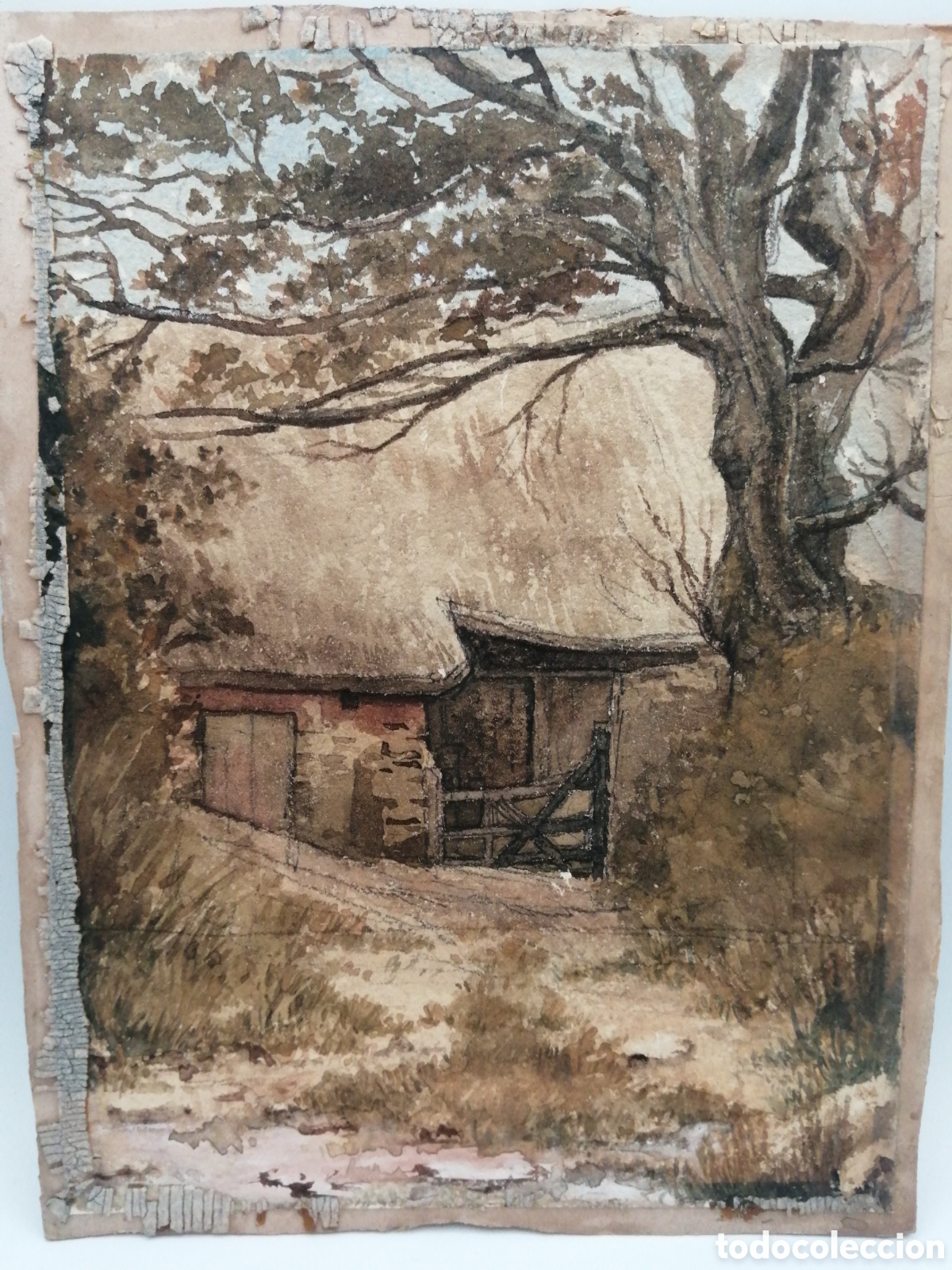 Arte: Acuarela. Sin firmar - Foto 2