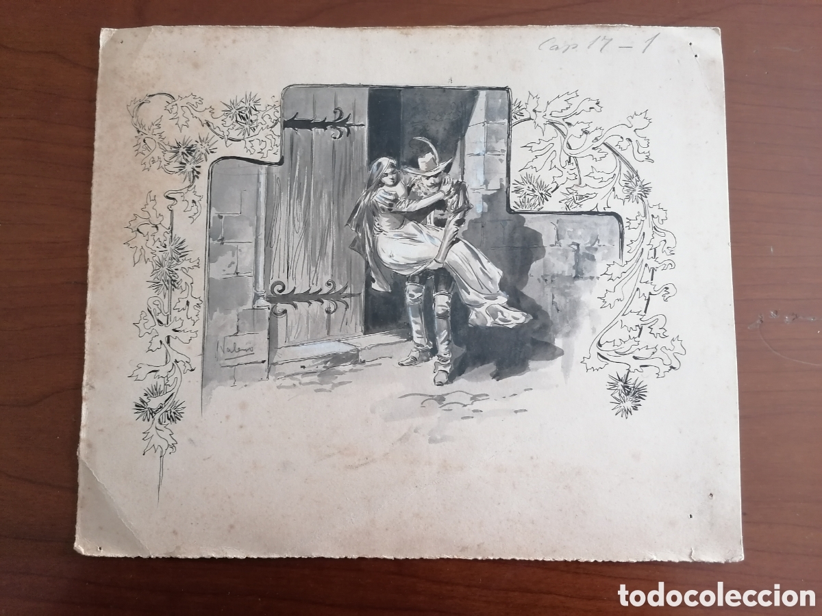 Arte: Expectacular dibujo original Valero - Foto 1